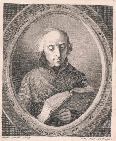 Tobias Gruber (baskı) by Artist Unknown