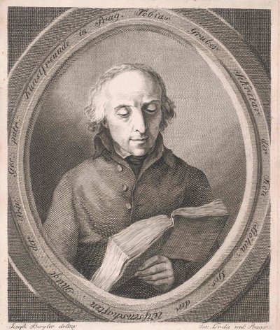 Tobias Gruber (baskı) by Artist Unknown