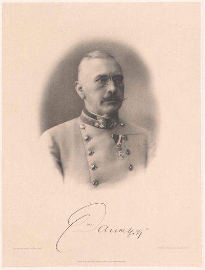 Viktor count Dankl von Krasnik (baskı) by Artist Unknown