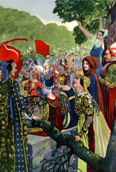 Sonu İyi Biten Her Şey İyi, William Shakespeare'in oyunu, 1880 dolayları (baskı) by Artus Scheiner
