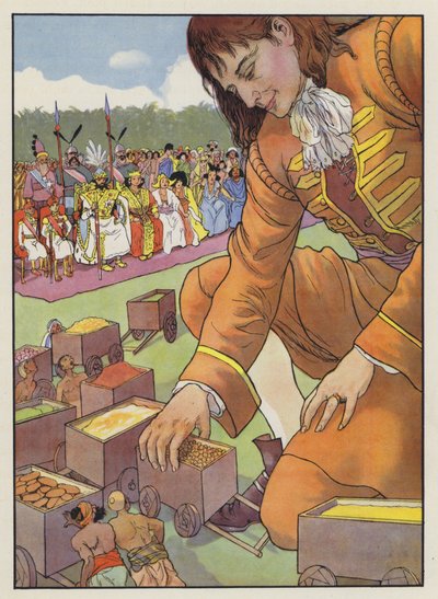 Jonathan Swift tarafından Gullivers Travels için İllüstrasyon by Artus Scheiner