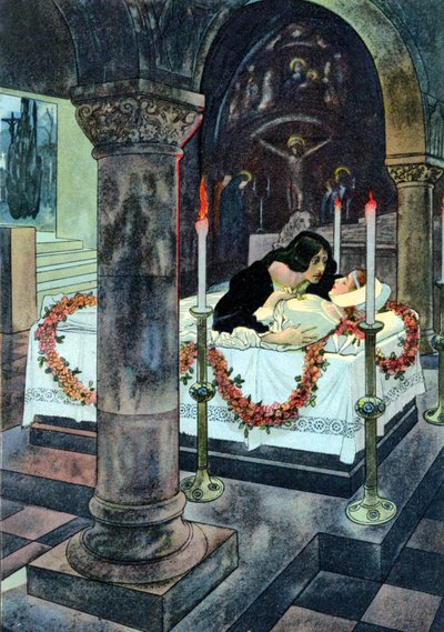 Romeo ve Juliett, 1880 dolayları (baskı) by Artus Scheiner