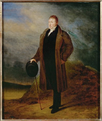 General Marie Paul Marquis de Lafayette ... (tuval üzerine tablo) by Ary Scheffer