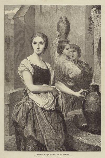 Margaret Çeşmede by Ary Scheffer