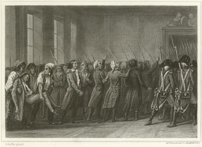 Girondistler ölüme yürüdü by Ary Scheffer