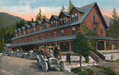 Rainier Dağı Milli Parkı Inn, c1916 by Asahel Curtis