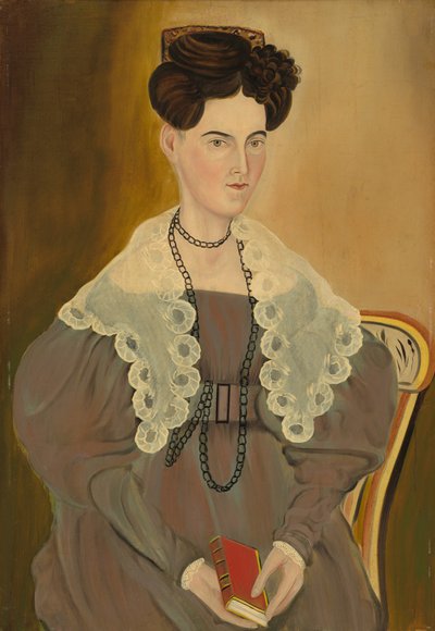 Hannah Fisher Stedman, 1833. by Asahel Powers