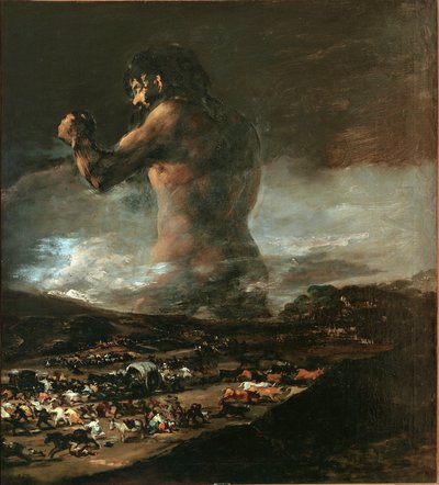 Colossus (aynı zamanda Coloso veya Dev olarak da adlandırılır) (tuval üzerine yağlı boya by Asensio Julia