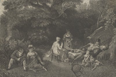Çingene Partisi, ca. 1830. by Asher Brown Durand