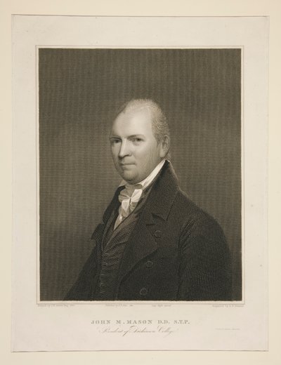 John M. Mason, D.D., S.T.P., Dickinson Koleji Başkanı by Asher Brown Durand