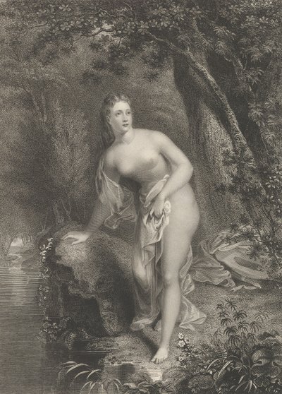 Musidora, 1825. by Asher Brown Durand