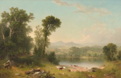 pastoral manzara by Asher Brown Durand