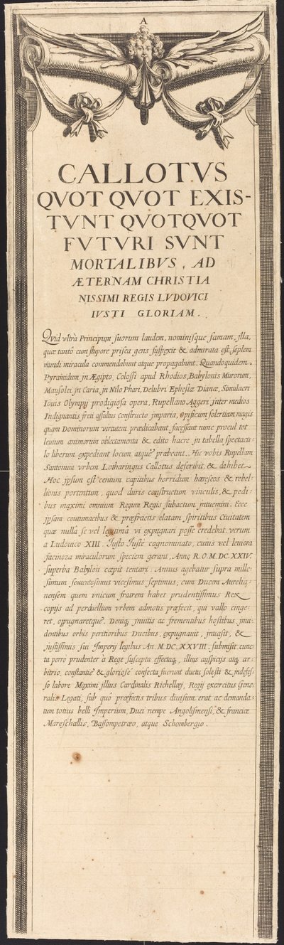 La Rochelle Kuşatması [plaka 8/16; set, 1952.8.97-112] içerir by Assistant of Jacques Callot