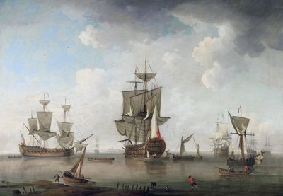 Savaş Adamları Limanda by attributed to Charles Brooking