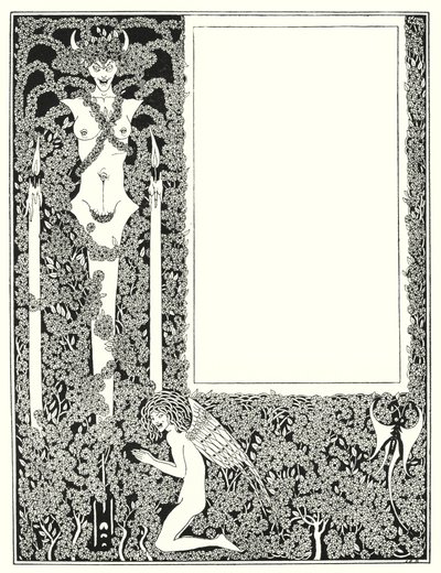"Salome" başlık sayfası için tasarım (gravür) by Aubrey (after) Beardsley