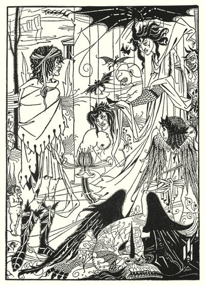 Rüyalar (gravür) by Aubrey (after) Beardsley