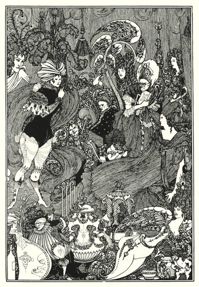 Dalak Mağarası (gravür) by Aubrey (after) Beardsley