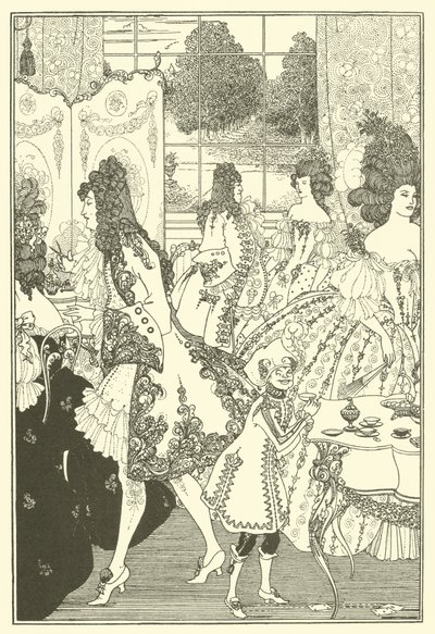 Kilidin Tecavüzü (litografi) by Aubrey (after) Beardsley
