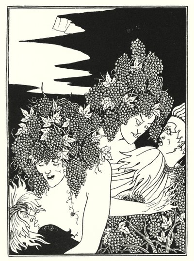 Vintage Tuzağı (gravür) by Aubrey (after) Beardsley