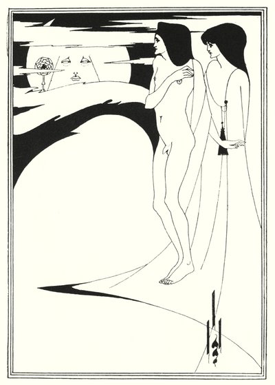 Aydaki Kadın (gravür) by Aubrey (after) Beardsley