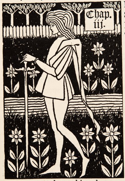 Bir sayfa. Bölüm Başlığı by Aubrey Beardsley