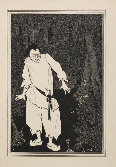 Ormanda Ali Baba, Elli Resimli Bir Kitaptan by Aubrey Beardsley