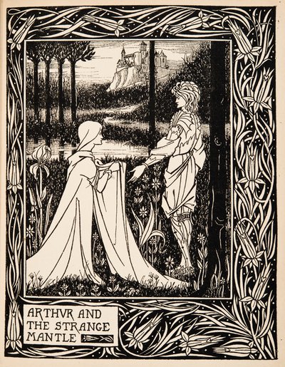 Arthur ve Tuhaf Manto by Aubrey Beardsley
