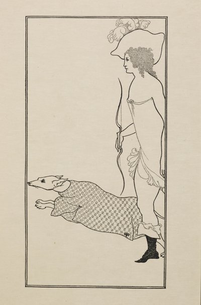 Atalanta, Elli Çizimlik Bir Kitaptan by Aubrey Beardsley