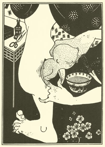 Bacağın Buzağının Doğuşu by Aubrey Beardsley