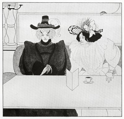 Siyah Kahve, 1895 by Aubrey Beardsley