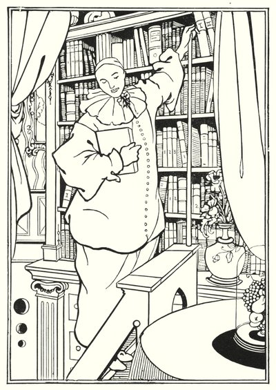 "Pierrot" ön kapağı için tasarım by Aubrey Beardsley