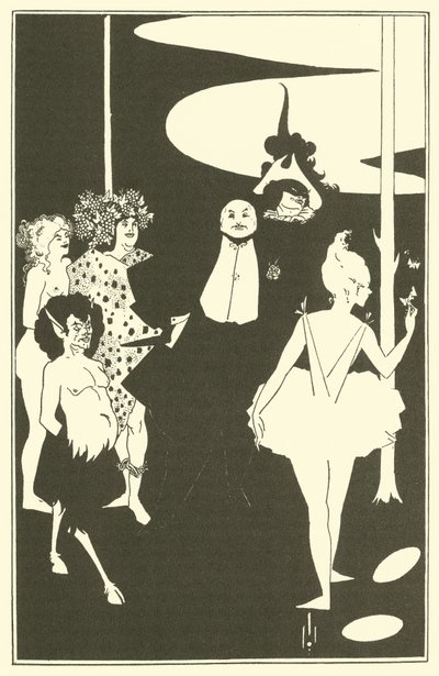 Frontispiece, John Davidson tarafından Oyunlar, 1893 by Aubrey Beardsley