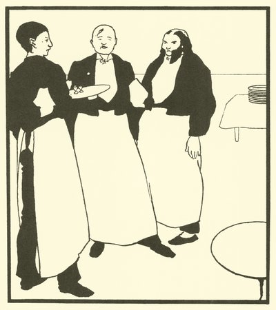 kafe erkekleri by Aubrey Beardsley