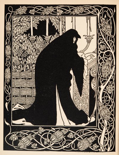 Kraliçe Guenever Onu Nasıl Rahibe Yaptı by Aubrey Beardsley