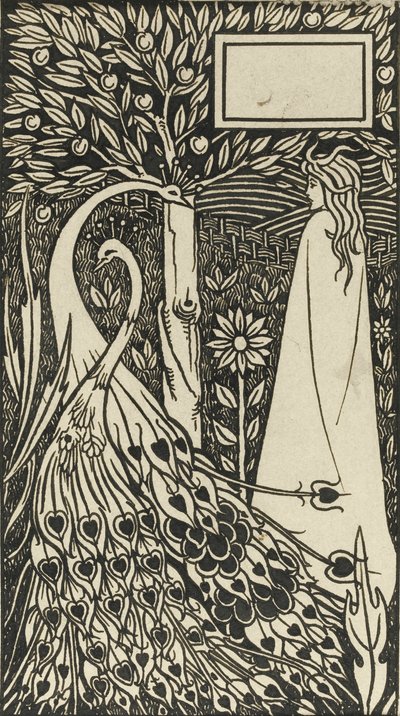 Sir Thomas Malory tarafından yazılan Le Morte dArthur kitabının illüstrasyonu, 1893-1894 by Aubrey Beardsley