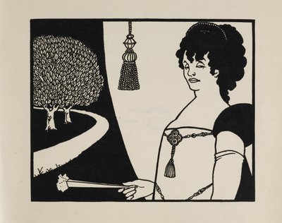 Elli Çizimlik Bir Kitaptan Madam Rejane by Aubrey Beardsley