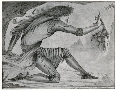 Perseus ve Gorgon by Aubrey Beardsley