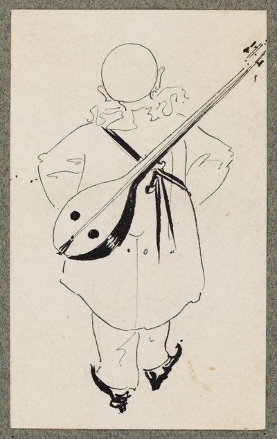 Mandolinli Pierrot, 1894 by Aubrey Beardsley