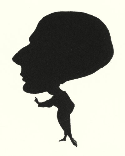 Aubrey Beardsley silüeti by Aubrey Beardsley