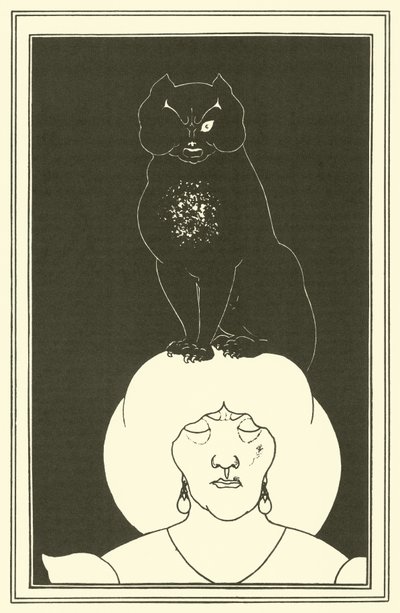 Siyah kedi by Aubrey Beardsley