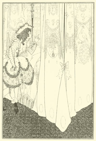 Kilidin Tecavüzündeki Rüya by Aubrey Beardsley