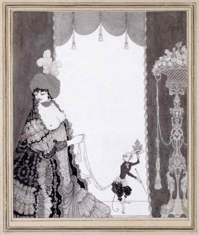 Maymunlu Kadın, 1897. by Aubrey Beardsley