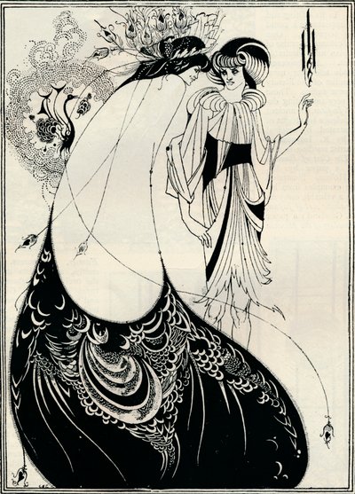Tavus Kuşu Kız, 1893 by Aubrey Beardsley
