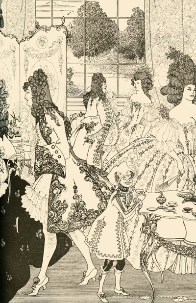 Kilidin Tecavüzü, 1896, 1928. by Aubrey Beardsley