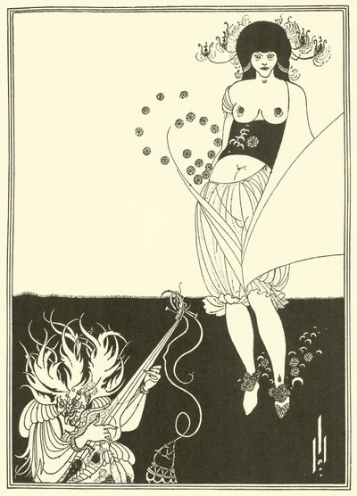 mide dansı by Aubrey Beardsley