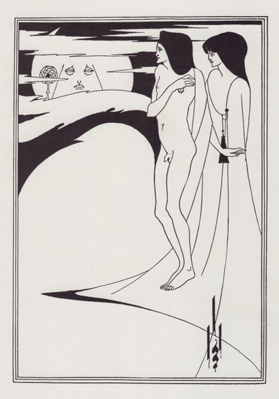 Aydaki Kadın, 1893. by Aubrey Beardsley
