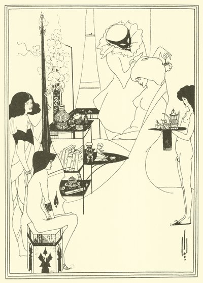 Salome tuvaleti by Aubrey Beardsley