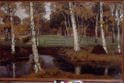 Peyzaj, Overbeck, Fritz (1869-1909). Tuval üzerine yağlıboya by August Overbeck
