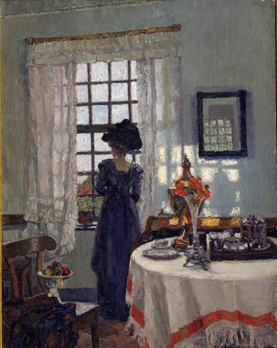 Penceredeki Kadın by August Brandis von