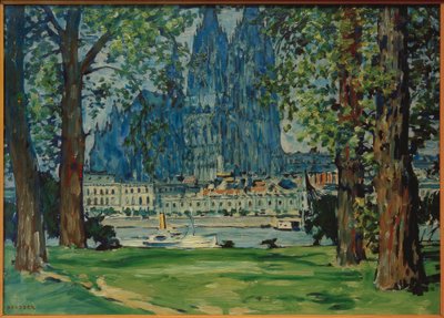 Deutzer Wiese ile Köln Katedrali by August Deusser